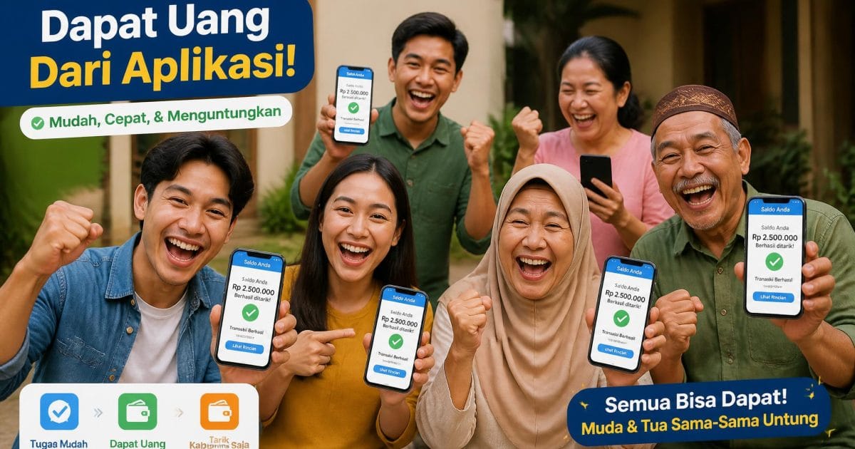 Dapat Uang Dari Aplikasi